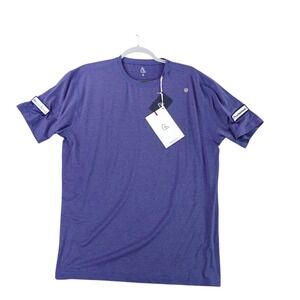 Rhoback Shortstop 2.0 Performance Tee Mens L Blue Heather MTEE0005-0001-N0001-LL